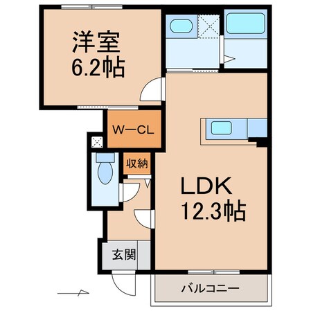 ピア・シティー東家の物件間取画像